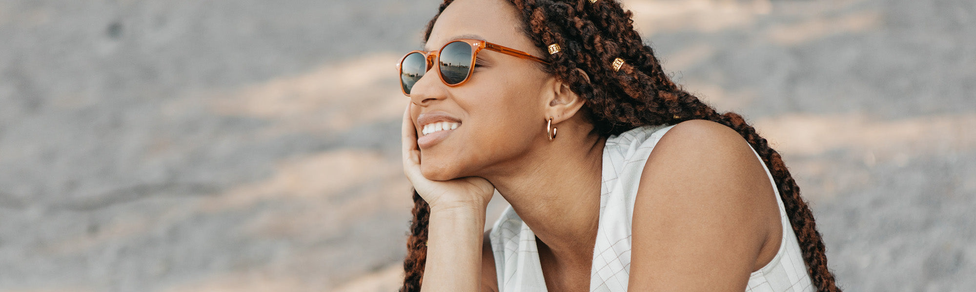 New Women’s Shwood Sunglasses SHWOOD SUNGLASSES - MADISON - HAZELNUT/ELM – Chiappetta Shoes main image 3