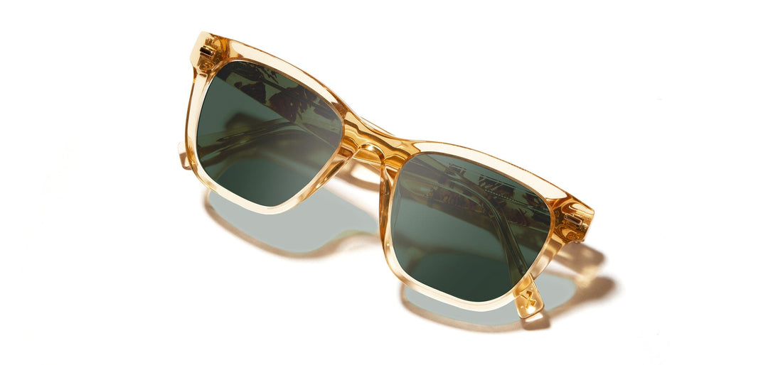 Butter*Mushroom*G15 + Butter*Mushroom*G15 Polarized | Shwood Ankeny Acetate Sunglasses Butter