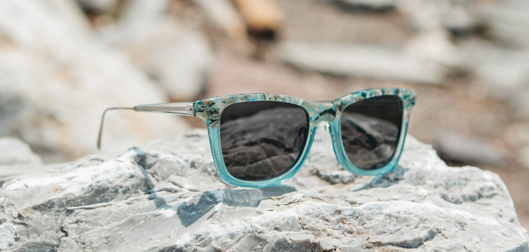 Dark Seashell*Grey Polarized | Shwood Canby Stabilized Seashell Sunglasses