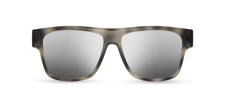 Matte Pearl Grey*Walnut*Basic Polarized Silver Mirror + Matte Pearl Grey*Walnut*HD Plus Polarized Silver Mirror | CAMP Cliff Matte Pearl Grey Walnut Sunglasses