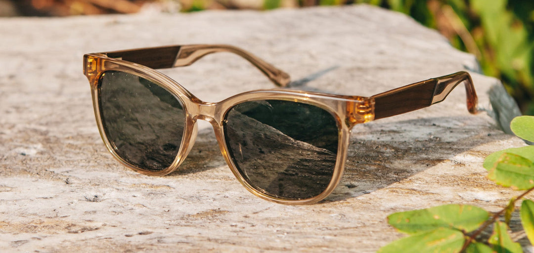 Desert*Walnut*Basic Polarized G15 + Desert*Walnut*HD Plus Polarized G15 | CAMP Cove Desert Walnut Sunglasses