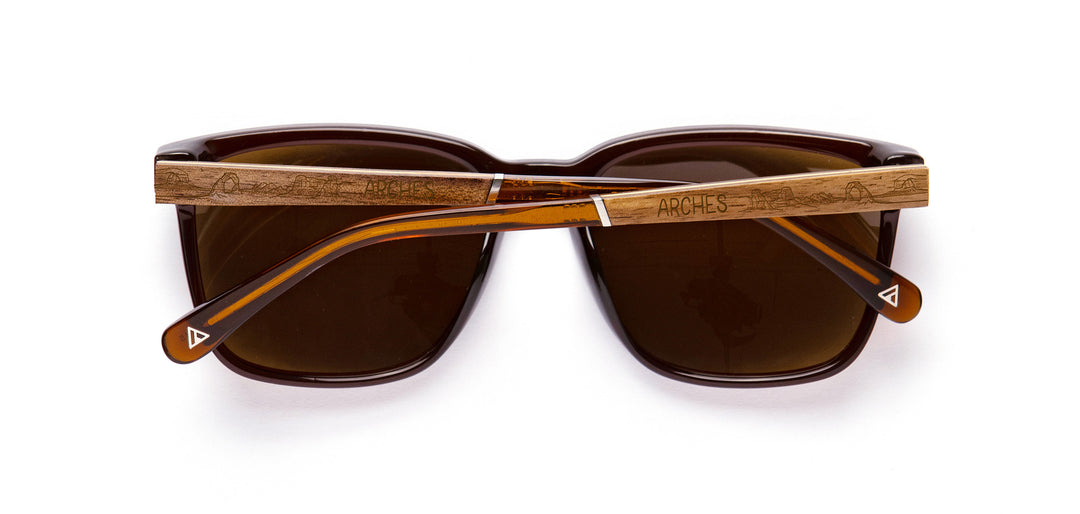 Clay*Engraved Walnut*Basic Polarized Brown + Clay*Engraved Walnut*HD Plus Polarized Brown | CAMP Crag Clay Sunglasses