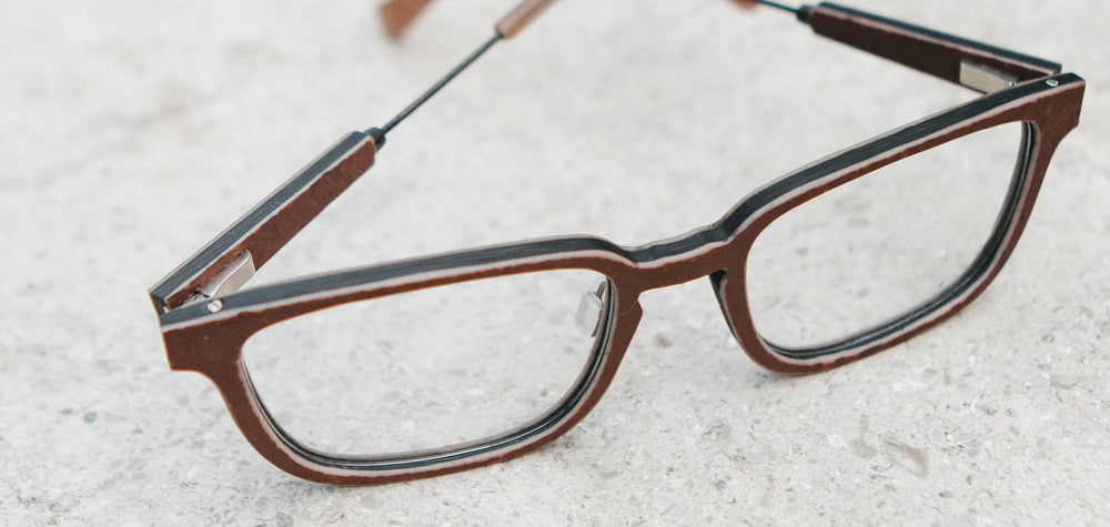 Red Slate*frames only + Red Slate*rx | Shwood Duncan Stone RX Eyeglasses Red Slate