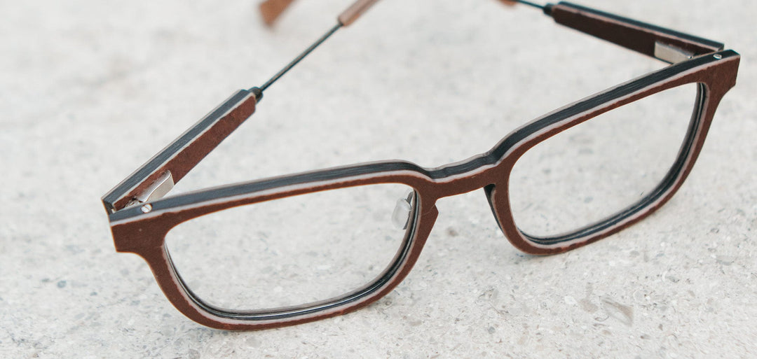 Red Slate*frames only + Red Slate*rx | Shwood Duncan Stone RX Eyeglasses Red Slate