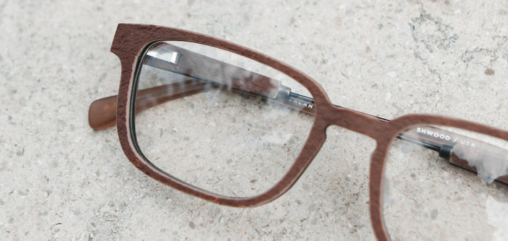 Red Slate*frames only + Red Slate*rx | Shwood Duncan Stone RX Eyeglasses Red Slate