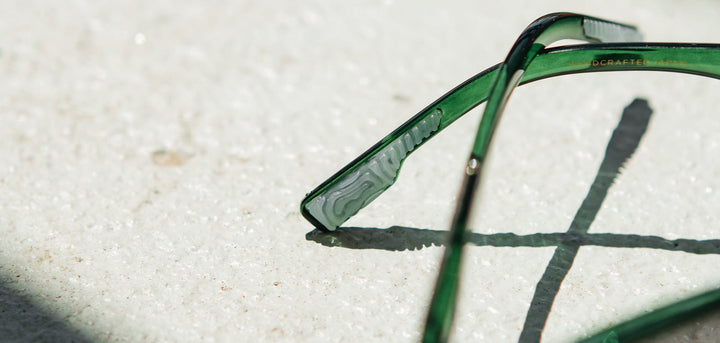 Emerald*Elm Burl*Lite Grey + Emerald*Elm Burl*Lite Plus Polarized Grey | Shwood Francis ACTV Sunglasses Emerald