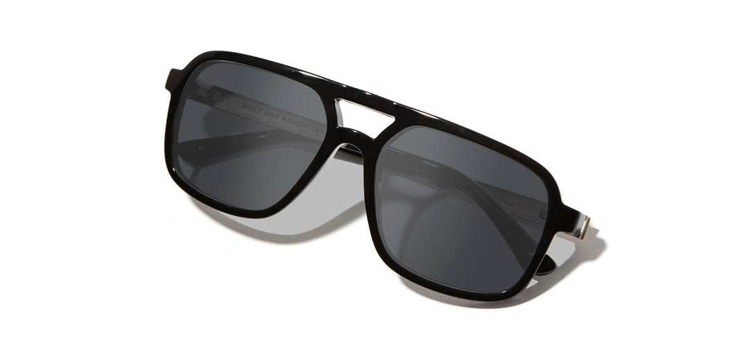 Black*Walnut*Basic Polarized Grey + Black*Walnut*HD Plus Polarized Grey | CAMP Glacier Black Walnut Sunglasses