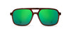 Clay*Walnut*HD Plus Polarized Green Flash | CAMP Glacier Clay Walnut Sunglasses