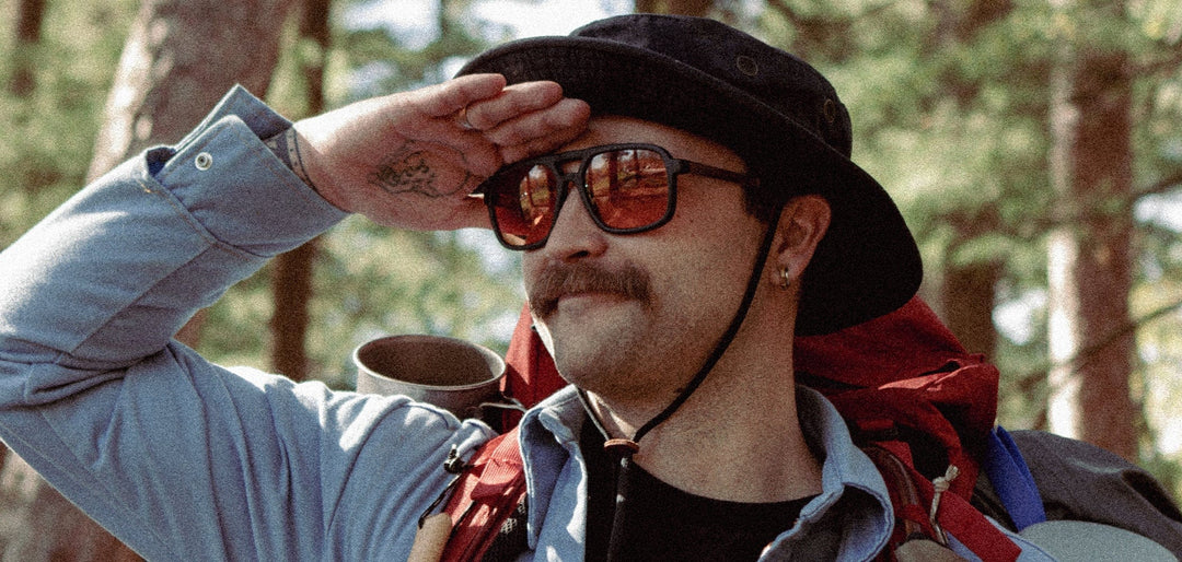 Matte Black*Walnut*Basic Polarized Amber + Matte Black*Walnut*HD Plus Polarized Amber | CAMP Glacier Matte Matte Black Walnut Sunglasses