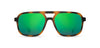 Matte Tortoise*Walnut*HD Plus Polarized Green Flash | CAMP Glacier Matte Tortoise Walnut Sunglasses