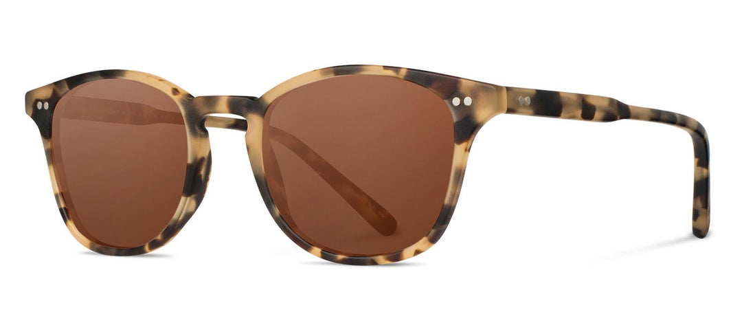 Matte Havana*Brown + Matte Havana*Brown Polarized | Shwood Kennedy Acetate Sunglasses Matte Havana