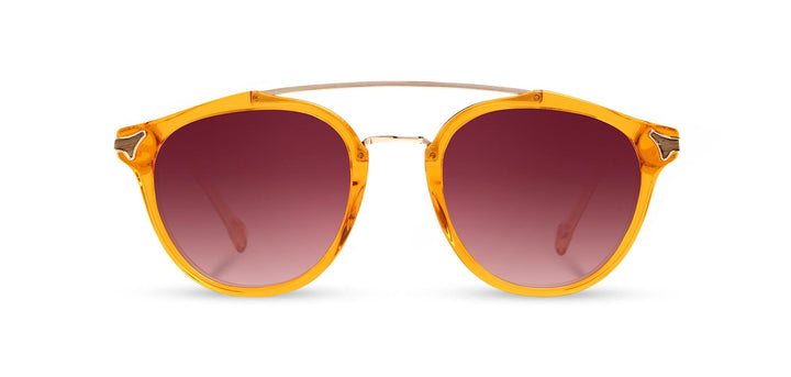 Tangerine*Ebony*Rose Fade + Tangerine*Ebony*Rose Fade Polarized | Shwood Kinsrow Acetate Sunglasses Tangerine