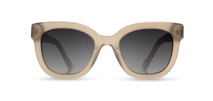 Ivory*Mushroom*Grey Fade + Ivory*Mushroom*Grey Fade Polarized | Shwood Lorane Acetate Sunglasses Ivory