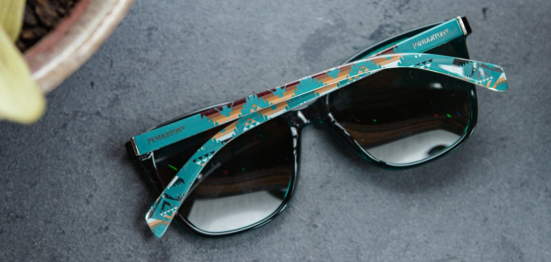 Teal Crystal*Nehalem*G15 Polarized | Pendleton Rylahn Sunglasses