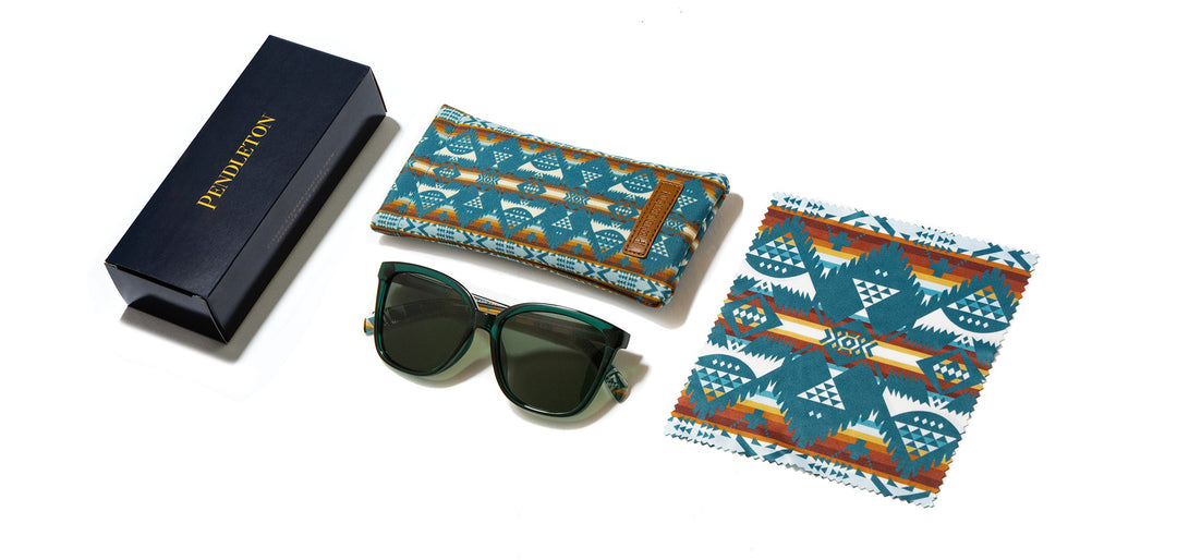 Teal Crystal*Nehalem*G15 Polarized | Pendleton Rylahn Sunglasses