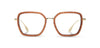 Gold*Mahogany*frames only | Shwood Sophie Metal RX Eyeglasses Gold