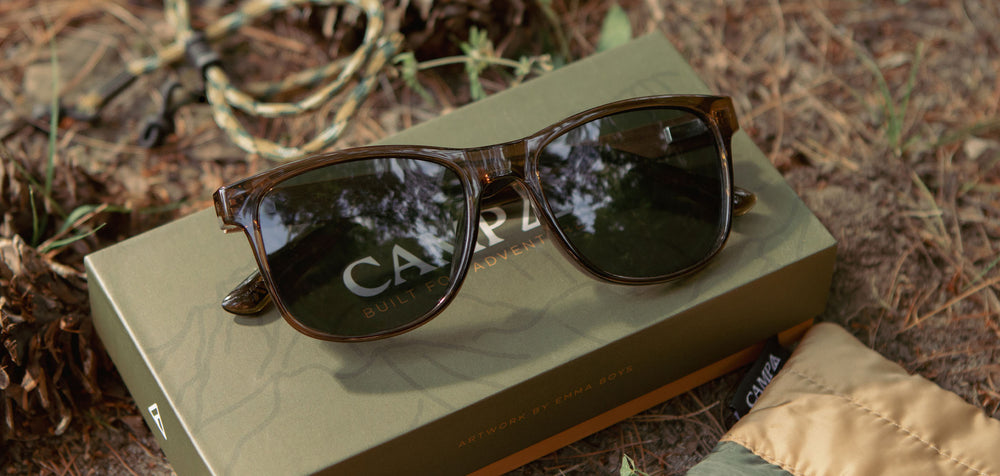 Moss*Engraved Walnut*Basic Polarized Grey + Moss*Engraved Walnut*HD Plus Polarized Grey + Moss*Walnut*Basic Polarized Grey + Moss*Walnut*HD Plus Polarized Grey | CAMP Trail Moss Sunglasses