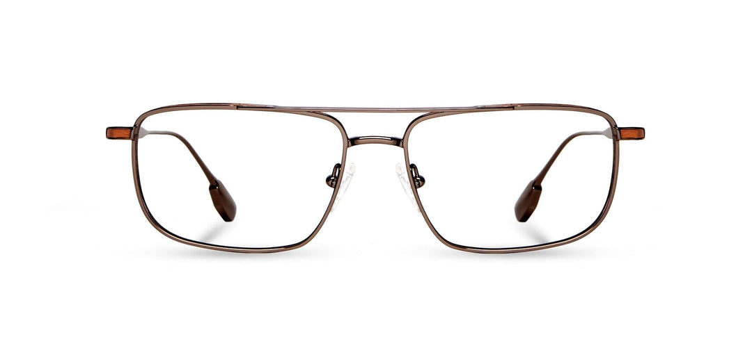 Black Chrome*Mahogany*frames only | Shwood Benton Metal RX Eyeglasses Black Chrome