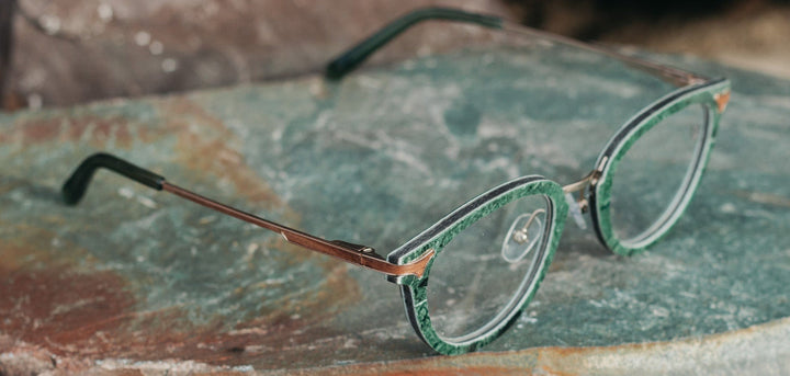 Jade Marble*frames only + Jade Marble*rx | Shwood Melrose Marble RX Eyeglasses Jade Marble