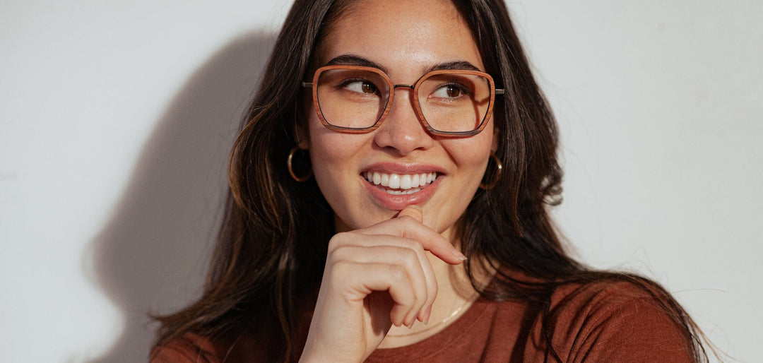 Gold*Walnut*frames only | Shwood Sophie Metal RX Eyeglasses Gold