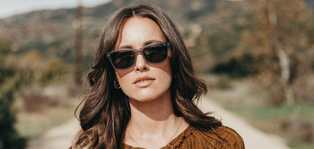 Matte Smoke*Elm Burl*Lite Grey + Matte Smoke*Elm Burl*Lite Plus Polarized Grey | Shwood Canby ACTV Sunglasses Matte Smoke