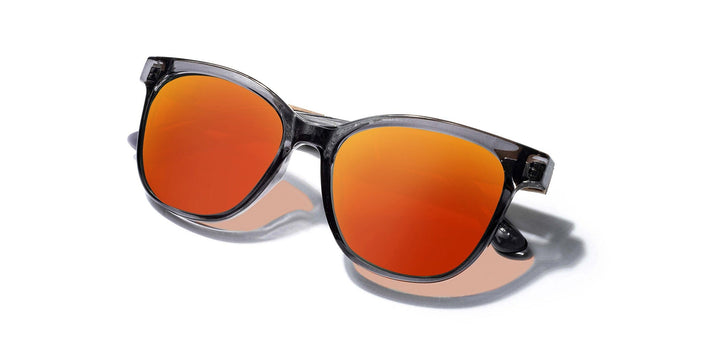 Fog*Walnut*HD Plus Polarized Solar Flash | CAMP Cove Fog Walnut Sunglasses