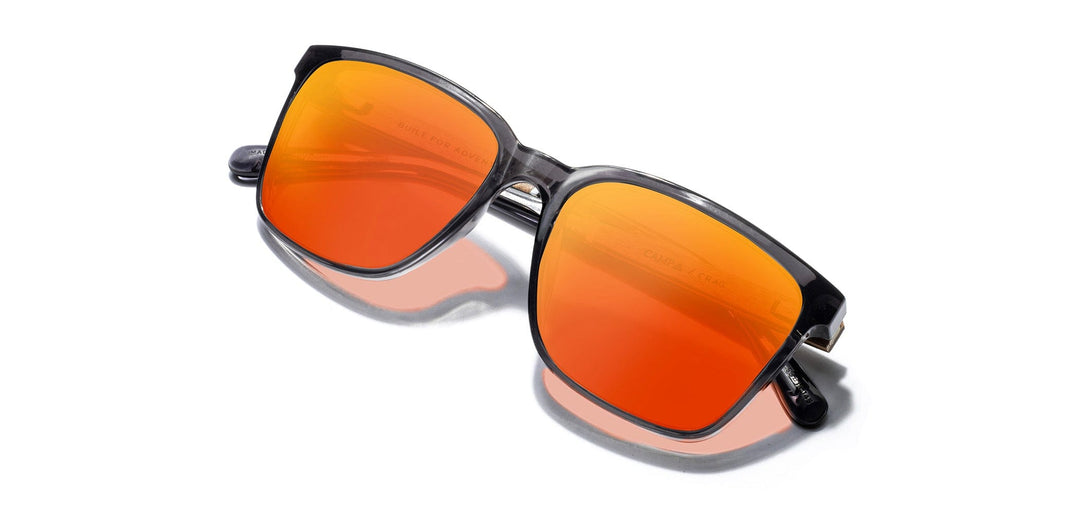 Fog*Walnut*HD Plus Polarized Solar Flash | CAMP Crag Fog Walnut Sunglasses