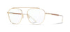 Gold*Walnut*frames only + Gold*Walnut*rx | Shwood Dayton Metal RX Eyeglasses Gold