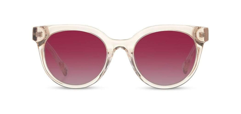 Champagne*Rose Flower*Rose Fade + Champagne*Rose Flower*Rose Fade Polarized | Shwood Lorane Acetate Sunglasses Champagne