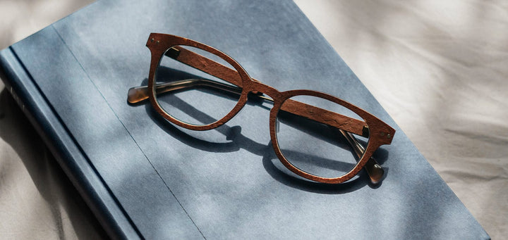 Red Slate*frames only + Red Slate*rx | Shwood Quimby 50mm Stone RX Eyeglasses Red Slate