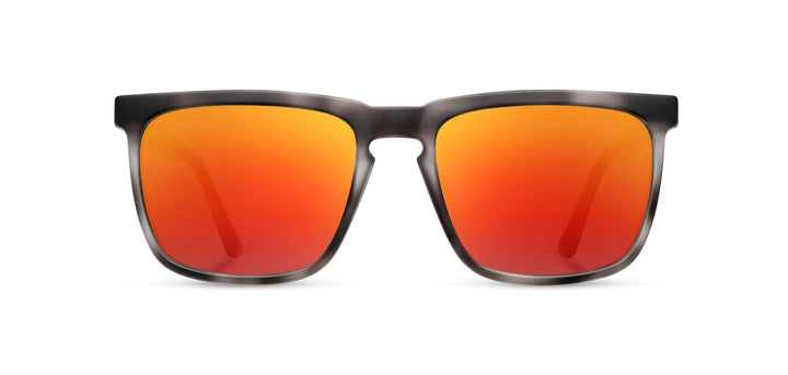 Matte Pearl Grey*Walnut*HD Plus Polarized Solar Flash | CAMP Ridge Matte Pearl Grey Sunglasses