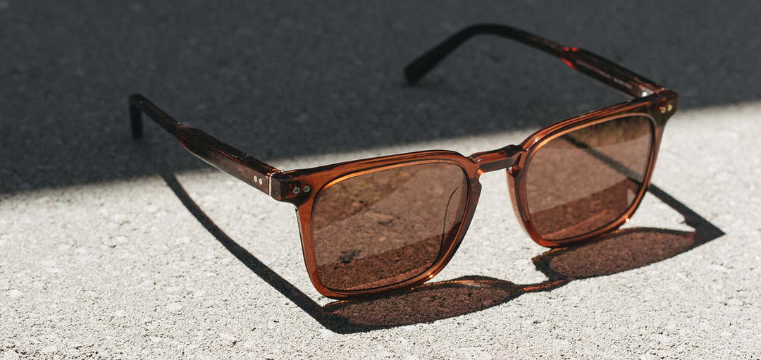 Rust*Brown + Rust*Brown Polarized | Shwood Hamilton Acetate Sunglasses Rust