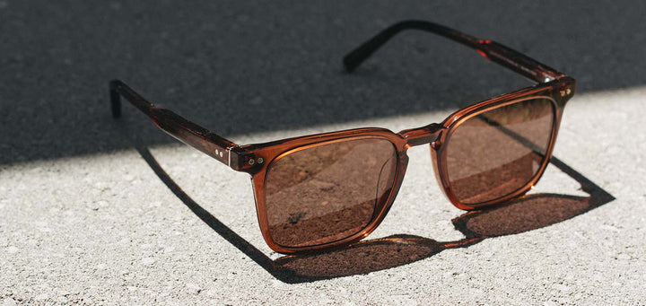 Rust*Brown + Rust*Brown Polarized | Shwood Hamilton Acetate Sunglasses Rust