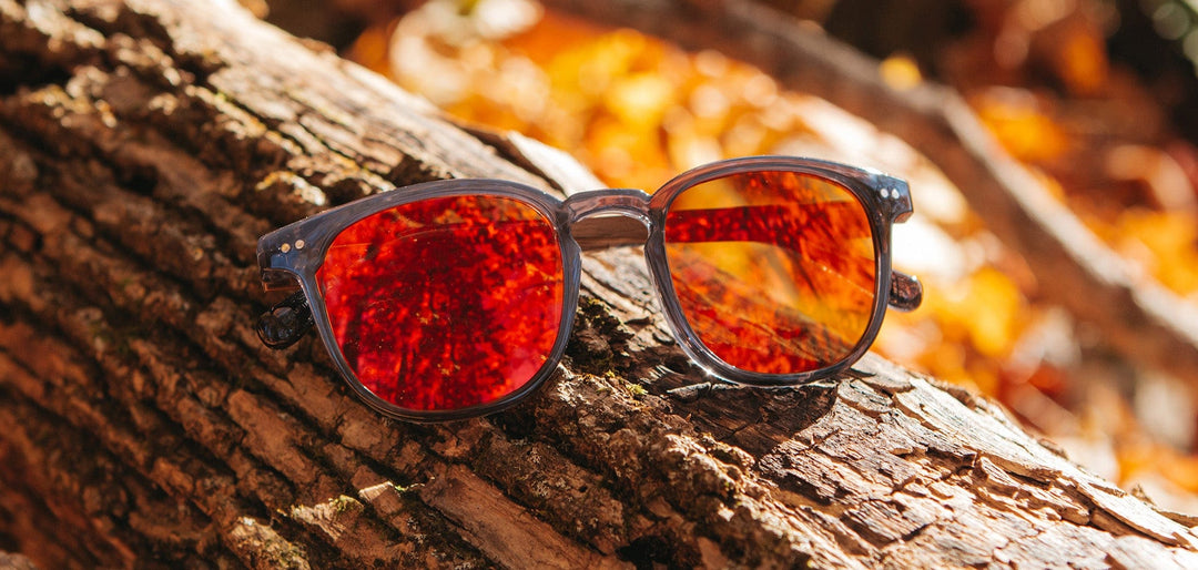 Fog*Walnut*HD Plus Polarized Solar Flash | CAMP Topo Fog Walnut Sunglasses