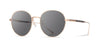 Matte Gold*Ebony*Grey + Matte Gold*Ebony*Grey Polarized | Shwood Union Metal Sunglasses Matte Gold