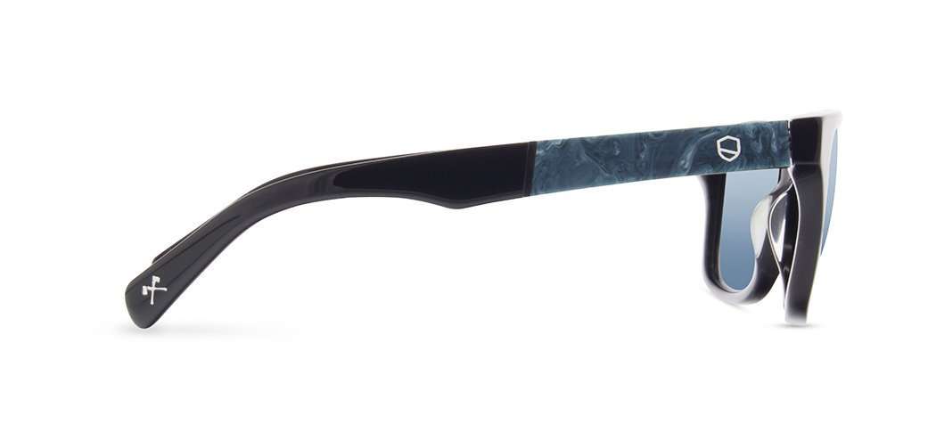 Black*Midnight Surf Resin*Blue Flash Polarized | Shwood Canby Surf Resin Sunglasses