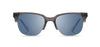 Charcoal*Elm Burl*Blue Flash Polarized | Shwood Newport 52mm Acetate Sunglasses Charcoal