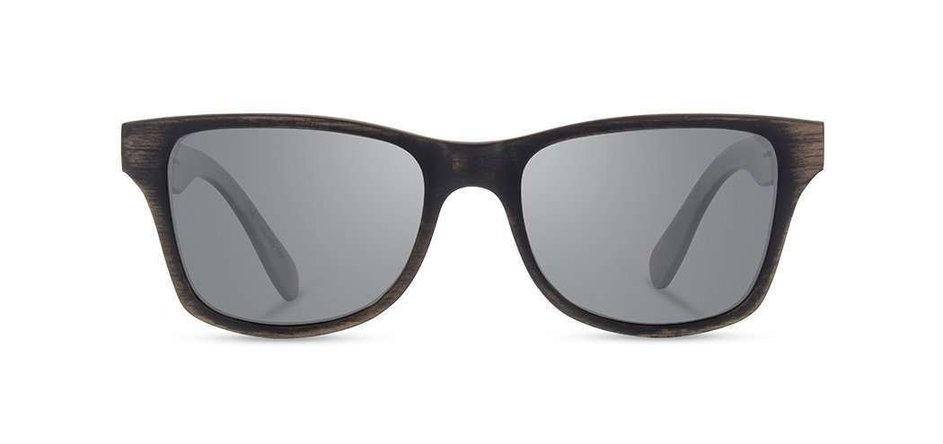 Shwood Canby Polarized Wood Sunglasses Herringbone Frame Grey Lens Made in  USA