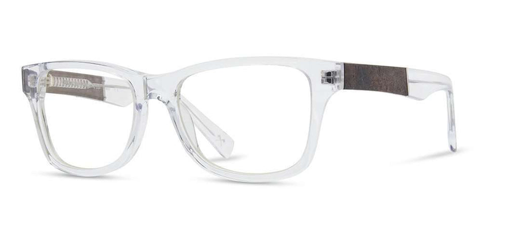 Crystal*Elm Burl*frames only + Crystal*Elm Burl*rx | Shwood Canby Acetate RX Eyeglasses Crystal
