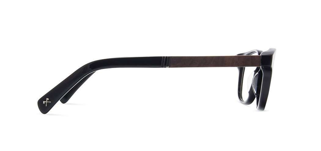 Black*Elm Burl*frames only + Black*Elm Burl*rx | Shwood Quimby Acetate RX Eyeglasses Black