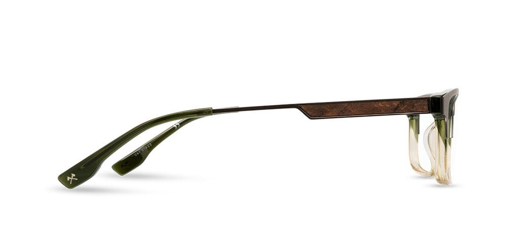 Gunmetal*Elm Burl*frames only + Gunmetal*Elm Burl*rx | Shwood Fremont Metal RX Eyeglasses Gunmetal