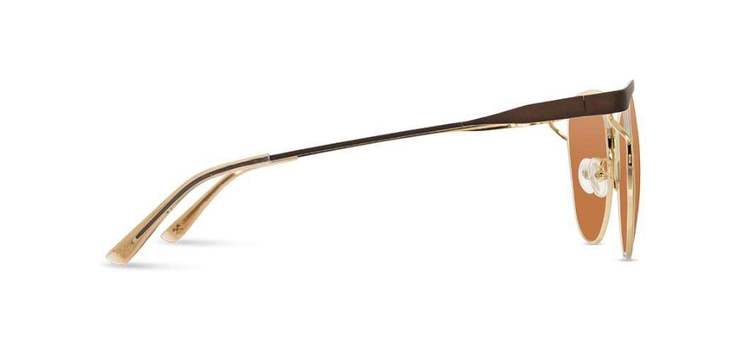 Bronze and Gold*Brown Polarized | Shwood Odessa Metal Sunglasses Bronze