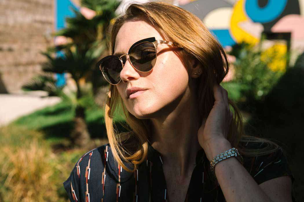 Obsidian and Gold*G15 Polarized | Shwood Malone Metal Sunglasses Obsidian