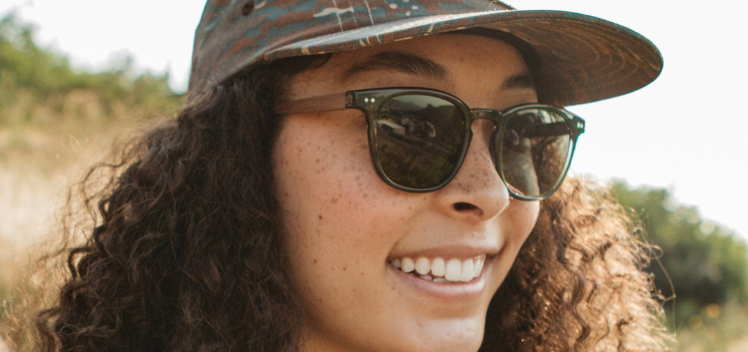 Fern*Walnut*Basic Polarized Grey + Fern*Walnut*HD Plus Polarized Grey | CAMP Topo Fern Walnut Grey Sunglasses