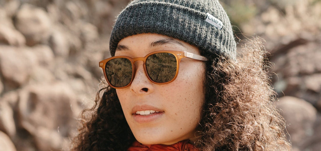 Matte Orange*Walnut*Basic Polarized G15 + Matte Orange*Walnut*HD Plus Polarized G15 | CAMP Topo Matte Orange Walnut G15 Sunglasses