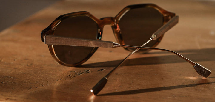 Autumn*Walnut*G15 + Autumn*Walnut*G15 Polarized | Shwood Powell Acetate Sunglasses Autumn