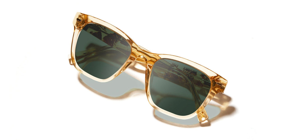Butter*Mushroom*G15  + Butter*Mushroom*G15 Polarized | Shwood Ankeny Acetate Sunglasses Butter