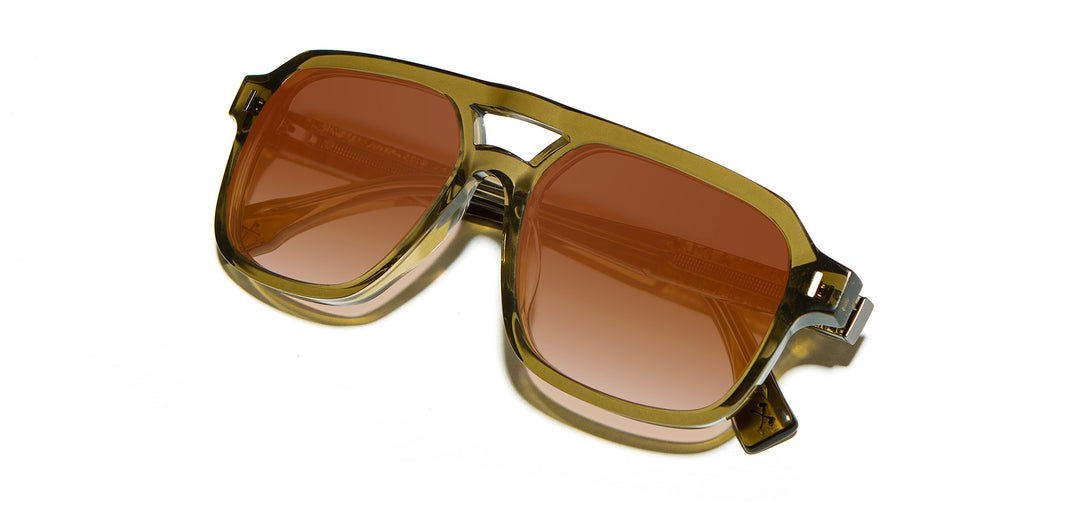 Pine*Moss*Brown Fade + Pine*Moss*Brown Fade Polarized | Shwood Auburn Acetate Sunglasses Pine