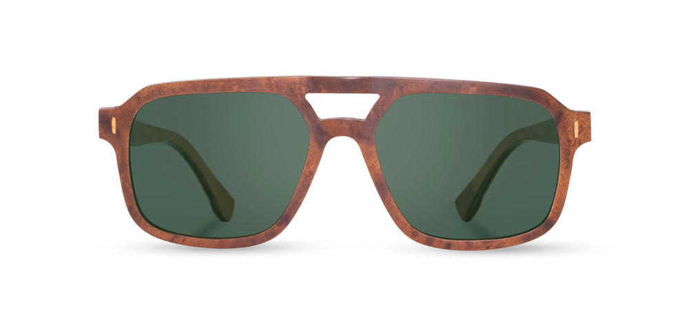 Redwood Burl*G15 + Redwood Burl*G15 Polarized | Shwood Auburn Wood Sunglasses Redwood Burl
