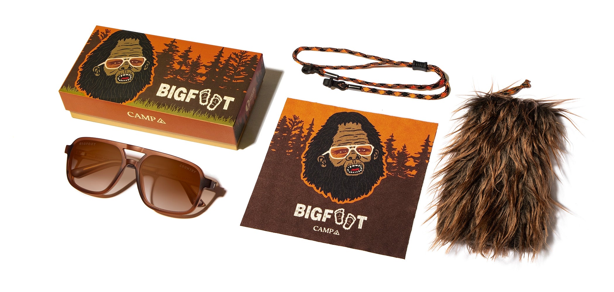 CAMP Glacier Sunglasses - Bigfoot Edition – Shwood Eyewear